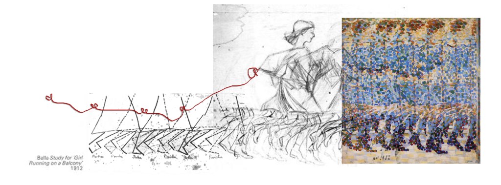 Girl running on a&nbsp;balcony